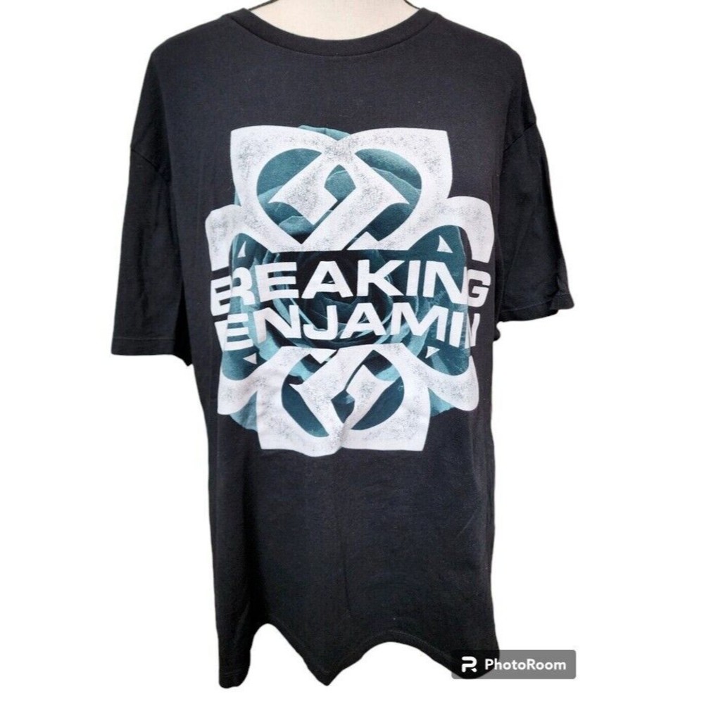 Breaking Benjamin Band T-Shirt Black Size Large Rock Music
